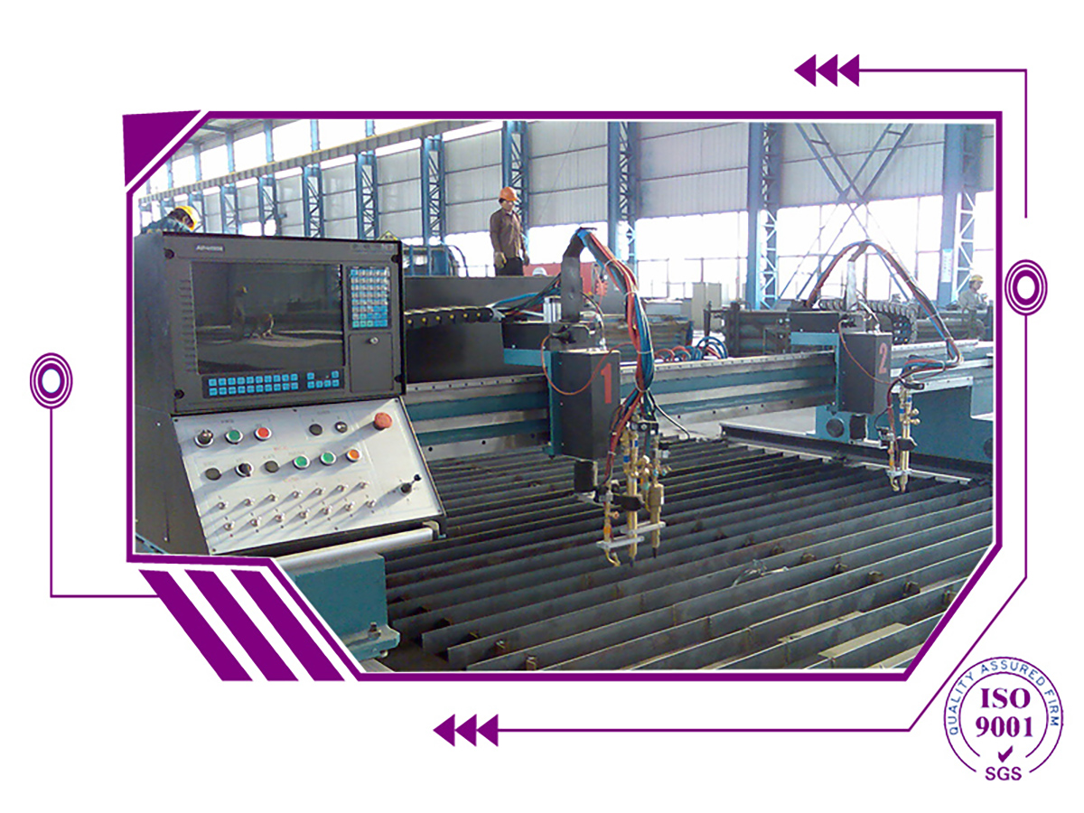 plate cutting machine CNC40 for construction & bridge