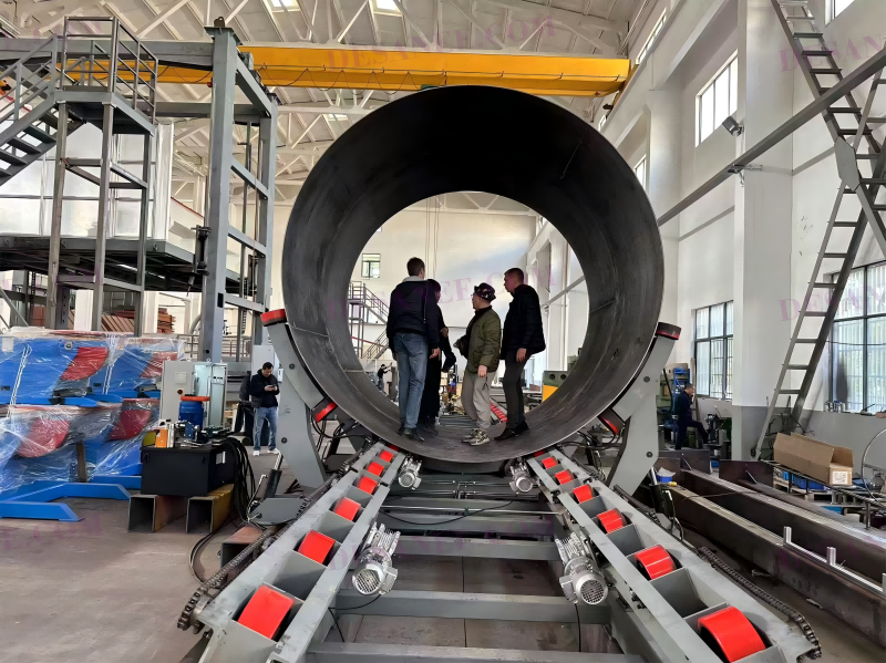 External Clamping Ring fitup line 