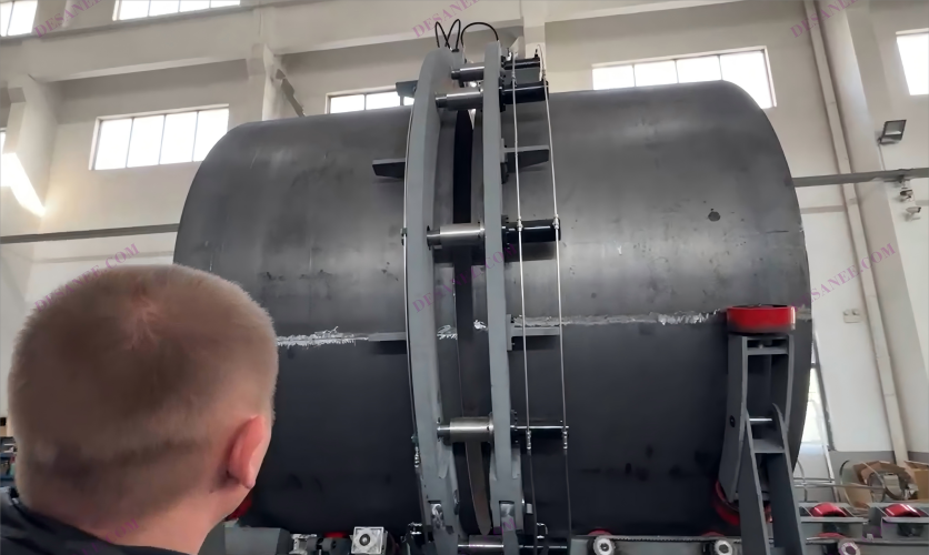 External Clamping Ring fitup line 